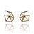 Geometric Gold Earrings-Earrings-Emilie Pritchard-Pistachios