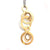 Gold Interlocking Circle Pendant-Necklaces-Arek Wolski-Pistachios