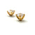 Gold Prong Set CZ Studs-Earrings-Bernd Wolf-Pistachios