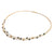 Gold Square Hematite Layered Collar-Necklaces-Bernd Wolf-Pistachios