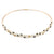 Gold Square Hematite Layered Collar-Necklaces-Bernd Wolf-Pistachios