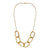 Gold Textured Chain Necklace-Necklaces-Georgia Charal-Pistachios