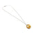 Gold Vermeil Circle Pendant Necklace-Necklaces-Claudia Vallejo-Pistachios