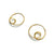 Gold Vermeil Loop Earrings-Earrings-Claudia Vallejo-Pistachios