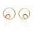 Gold Vermeil Loop Earrings-Earrings-Claudia Vallejo-Pistachios