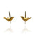 Gold Vermeil Petite Bird Earrings-Earrings-Lisa Cimino-Pistachios