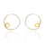 Gold Vermeil and Silver Loop Earrings-Earrings-Claudia Vallejo-Pistachios