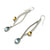 Gold and Silver Aquamarine Drop Earrings-Earrings-Judith Neugebauer-Pistachios