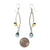 Gold and Silver Aquamarine Drop Earrings-Earrings-Judith Neugebauer-Pistachios