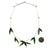 Green Ombre Leaf Necklace-Necklaces-Marcin Tyminski-Pistachios