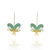 Green and Yellow Butterfly Earrings-Earrings-Jillian Vang-Pistachios