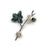 Hand Forged Orchid Brooch-Pins-Huiyu Chiu-Pistachios