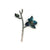 Hand Forged Orchid Brooch-Pins-Huiyu Chiu-Pistachios