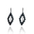 Hematite Diamond Dot Earrings-Earrings-Elisa Bongfeldt-Pistachios