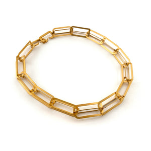 Interlocking Geometric Gold Necklace-Necklaces-Arek Wolski-Pistachios