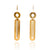 Interlocking Gold Vermeil Earrings-Earrings-Arek Wolski-Pistachios