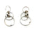 Interlocking Hidden Stone Hoop Drops-Earrings-Arek Wolski-Pistachios