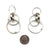 Interlocking Hidden Stone Hoop Drops-Earrings-Arek Wolski-Pistachios