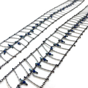 Lapis Ladder Necklace-Necklaces-Karen Gilbert-Pistachios