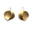 Layered Gold Leaf Drops- Large-Earrings-Oliwia Kuczynska-Pistachios