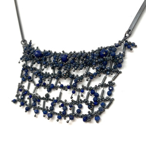 Layered Lapis Necklace-Necklaces-Karen Gilbert-Pistachios