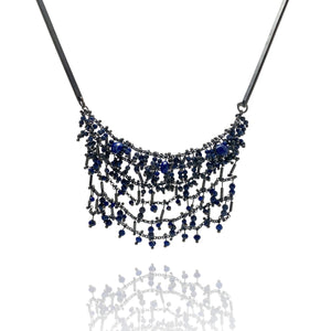 Layered Lapis Necklace-Necklaces-Karen Gilbert-Pistachios