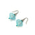 Light Blue and Silver Nylon Bulb Earrings-Earrings-Dorine Decayeux-Pistachios