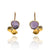 Lilac Amethyst Petal Earrings-Earrings-Judith Neugebauer-Pistachios