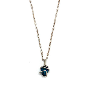 London Blue Topaz Pendant Necklace-Necklaces-Aimee Petkus-Pistachios