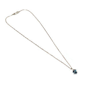 London Blue Topaz Pendant Necklace-Necklaces-Aimee Petkus-Pistachios