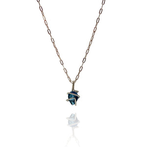 London Blue Topaz Pendant Necklace-Necklaces-Aimee Petkus-Pistachios