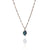 London Blue Topaz Pendant Necklace-Necklaces-Aimee Petkus-Pistachios