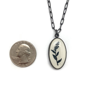 Lupin Flower Pendant-Necklaces-Kelly Jean Conroy-Pistachios