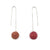 Mauve Bead Earrings-Earrings-Monica Nesseler-Pistachios