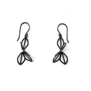Medium Anise Fold Earrings-Earrings-Karin Jacobson-Pistachios
