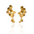 Medium Blossoming Petal Drops - Gold-Earrings-Oliwia Kuczynska-Pistachios