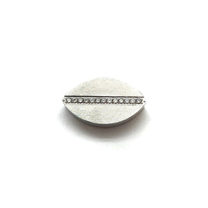 Medium Silver Topper - Embellished-Rings-Manuela Carl-Pistachios