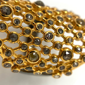 Mesh Diamond Ring-Rings-Amit Mangal-Pistachios