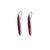 Michele Friedman - Skinny Earrings-Earrings-Wearing Red: Ignite the Fire-Pistachios