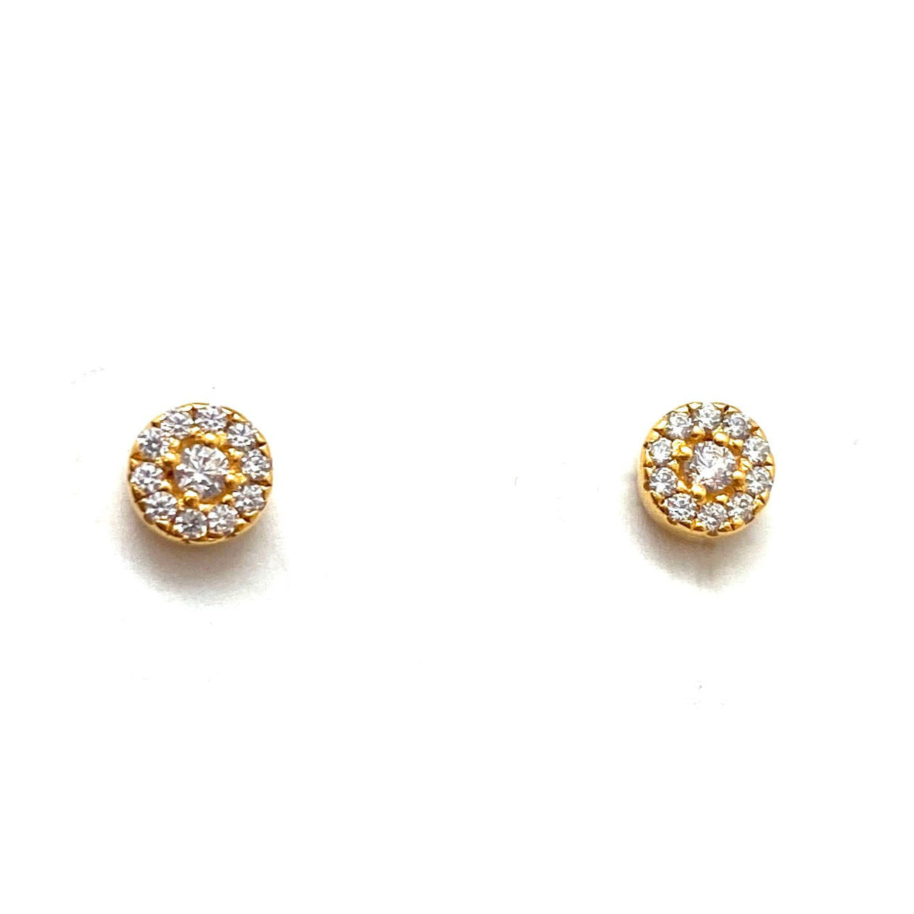 Gold vermeil hot sale stud earrings