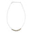 Mixed Metal Oval Necklace-Necklaces-Manuela Carl-Pistachios