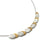 Mixed Metal Oval Necklace-Necklaces-Manuela Carl-Pistachios