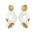 Modern White & Gold Earrings-Earrings-Anna Krol-Pistachios