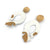 Modern White & Gold Earrings-Earrings-Anna Krol-Pistachios