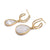 Moonstone Link Hoops-Earrings-Emily Rogstad-Pistachios