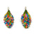 Multicolor Aluminum Long Cluster Earrings-Earrings-Eunseok Han-Pistachios