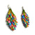 Multicolor Aluminum Long Cluster Earrings-Earrings-Eunseok Han-Pistachios