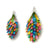 Multicolor Aluminum Long Cluster Earrings-Earrings-Eunseok Han-Pistachios