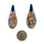 Multicolor Aluminum Tear Drop Post Earrings-Earrings-Eunseok Han-Pistachios