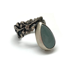 Naturalist Aquamarine Ring-Rings-Carin Jones-Pistachios